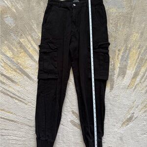 Streetwear Society Black Cargo Pants
